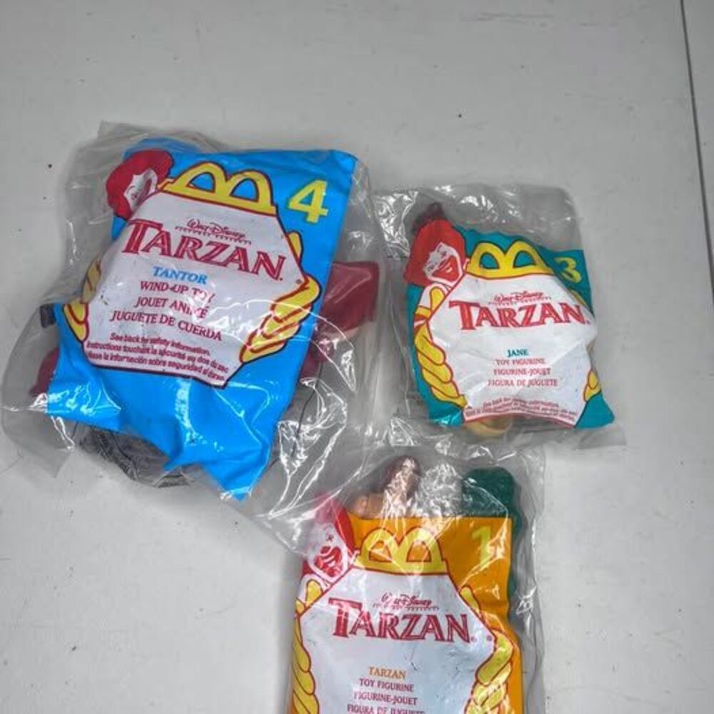 McDonald's Happy Meal Toys Disney Tarzan Set of 3